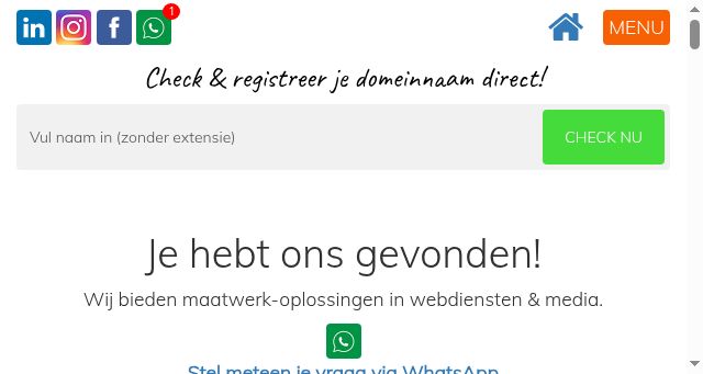 Screenshot of yze.nl