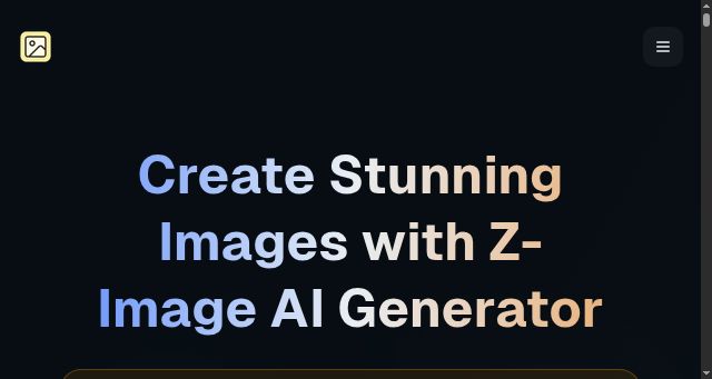 Screenshot of z-image.run