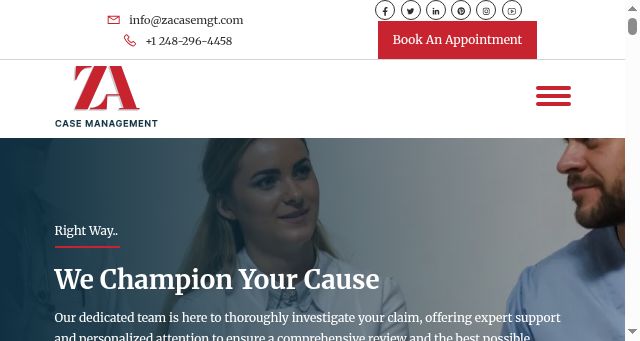 Screenshot of zacasemgt.com