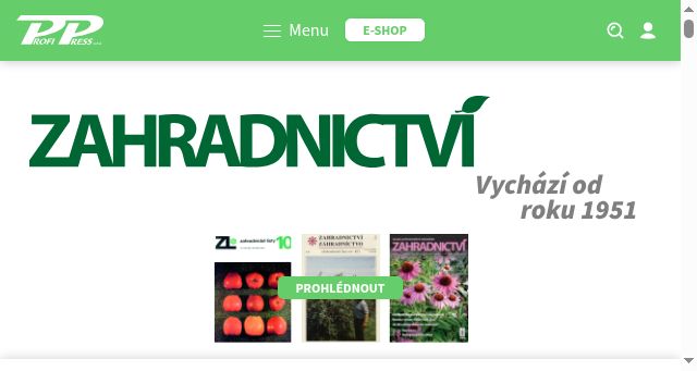 Screenshot of zahradaweb.cz