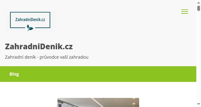 Screenshot of zahradnidenik.cz