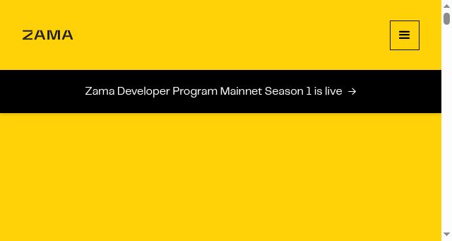 Screenshot of zama.org