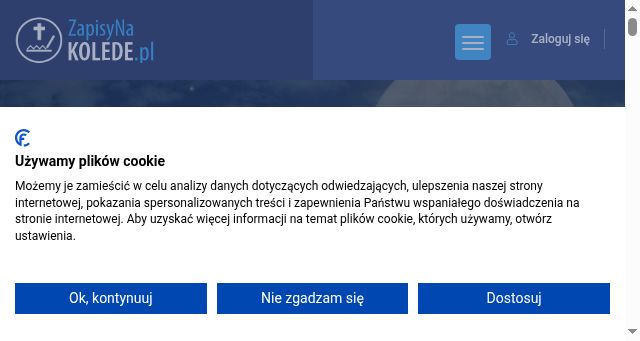Screenshot of zapisynakolede.pl