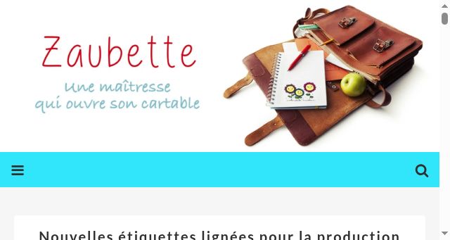 Screenshot of zaubette.fr