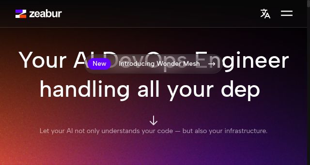 Screenshot of zeabur.com