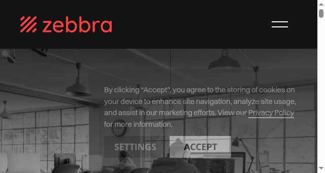 Screenshot of zebbra.ch