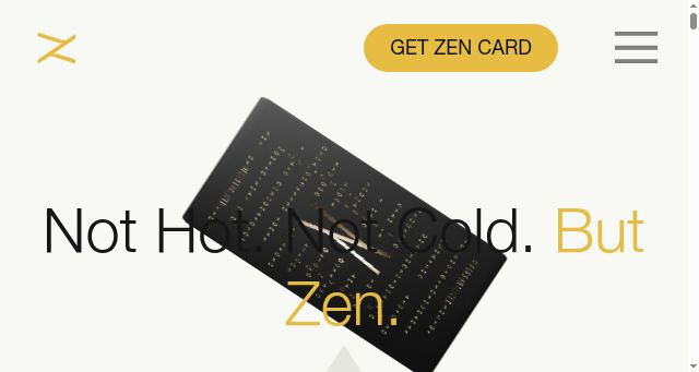 Screenshot of zencard.io