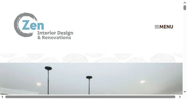 Screenshot of zeninteriordesign.ca
