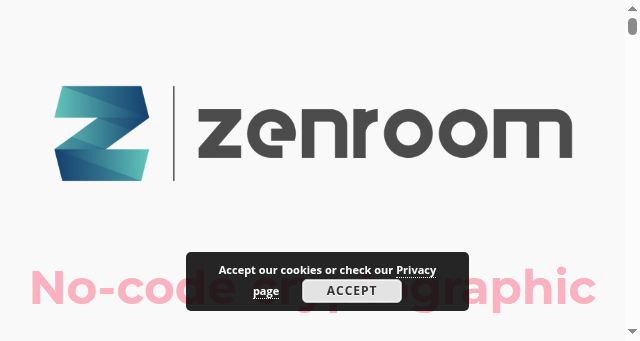 Screenshot of zenroom.org