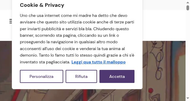 Screenshot of zerocalcare.net
