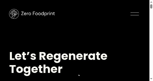 Screenshot of zerofoodprint.org