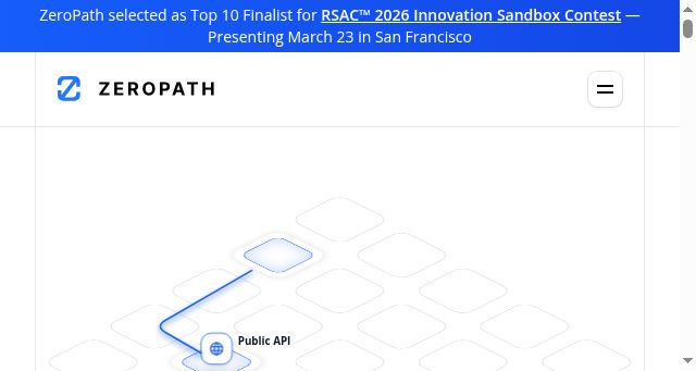 Screenshot of zeropath.com