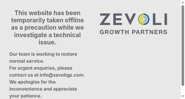 Screenshot of zevoligp.com