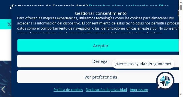 Screenshot of zfbluecore.es