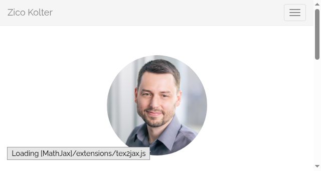 Screenshot of zicokolter.com