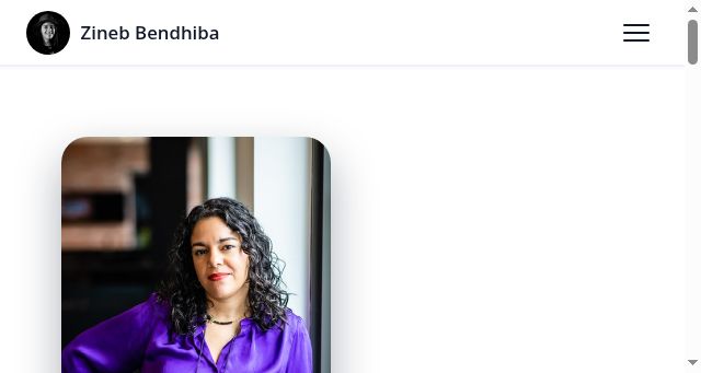 Screenshot of zinebbendhiba.com