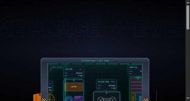 Screenshot of zipperpicker.com