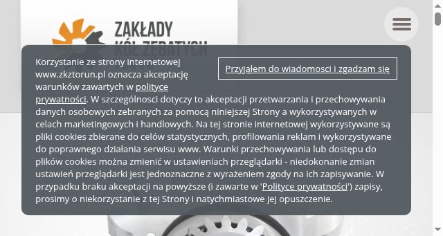 Screenshot of zkztorun.pl