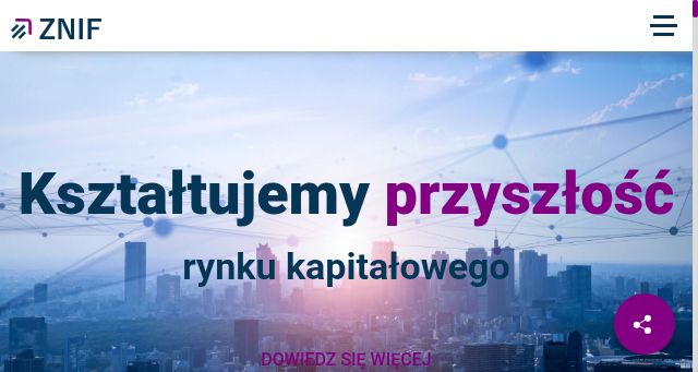 Screenshot of znif.org.pl