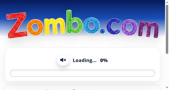 Screenshot of zombo.com
