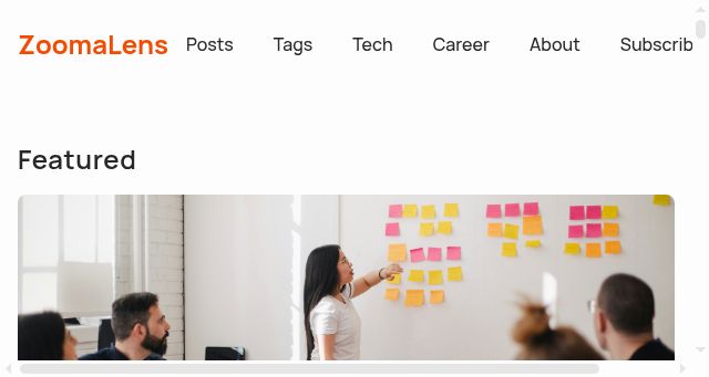 Screenshot of zoomalens.com