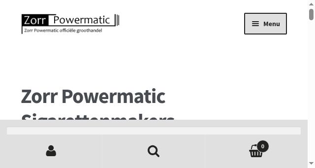 Screenshot of zorrpowermatic.nl
