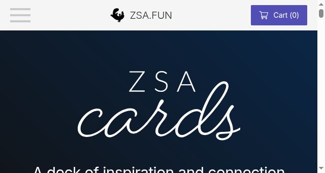 Screenshot of zsa.fun