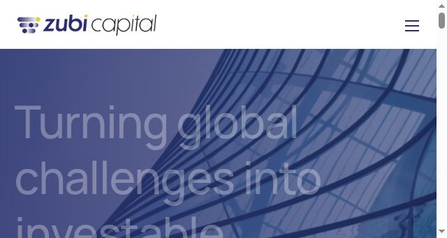 Screenshot of zubicapital.com