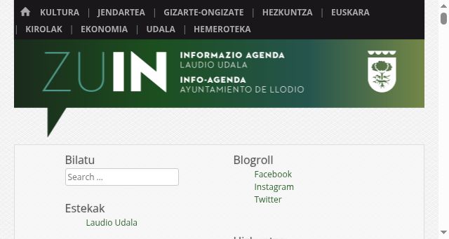 Screenshot of zuin.net