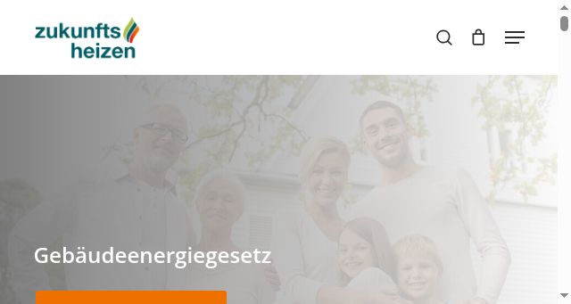 Screenshot of zukunftsheizen.de