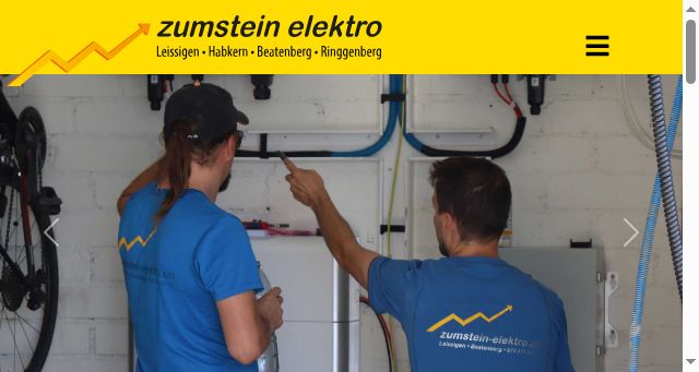 Screenshot of zumstein-elektro.ch