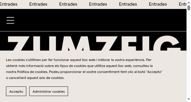 Screenshot of zumzeigcine.coop