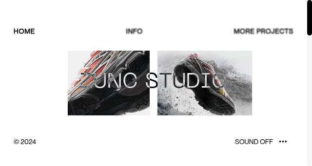 Screenshot of zunc.studio