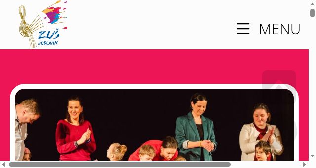 Screenshot of zusjes.cz